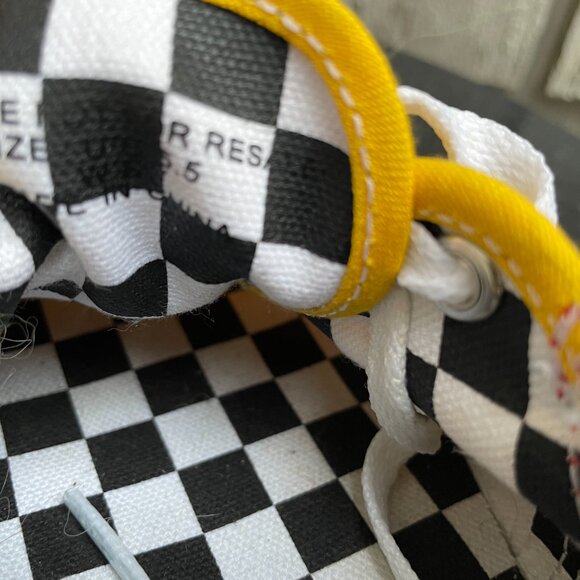Vans Sample Not for Resale Sneakers Shoes Yellow Womans Size 5.5 - Picture 4 of 7